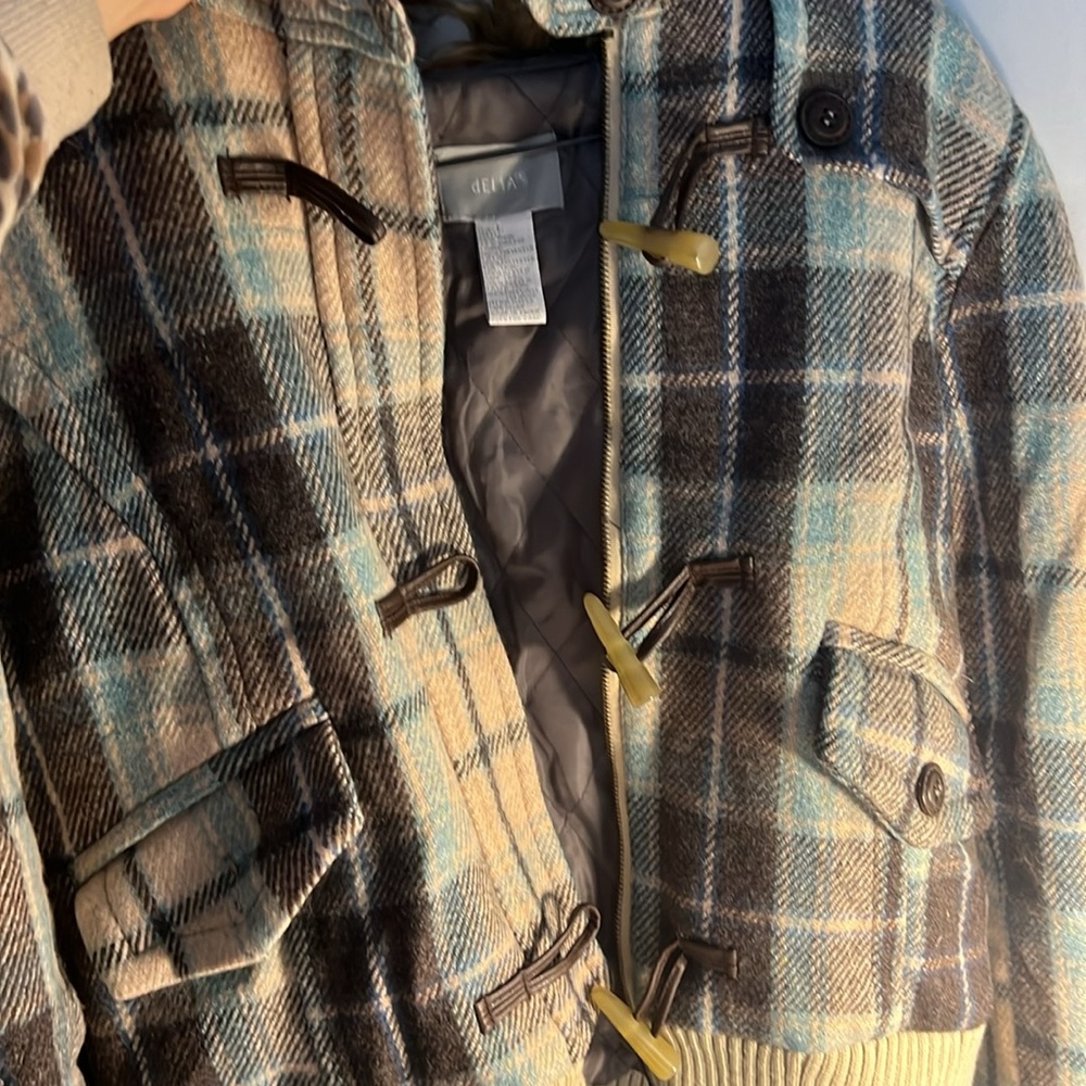 Plaid Jacket Sz L